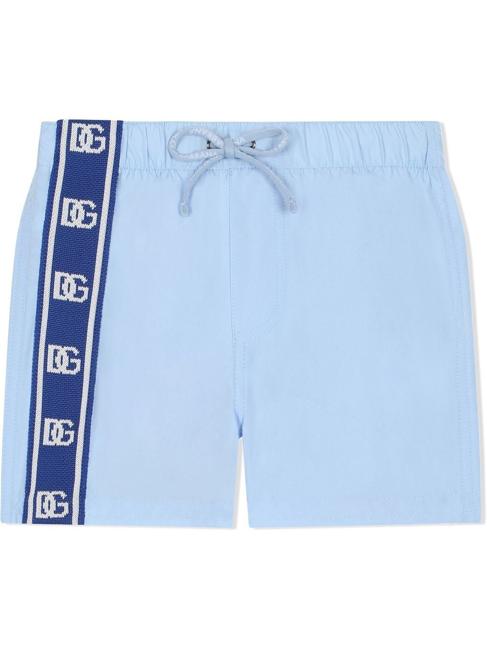 Dolce & Gabbana Kids DG-logo swim shorts - Blue von Dolce & Gabbana Kids