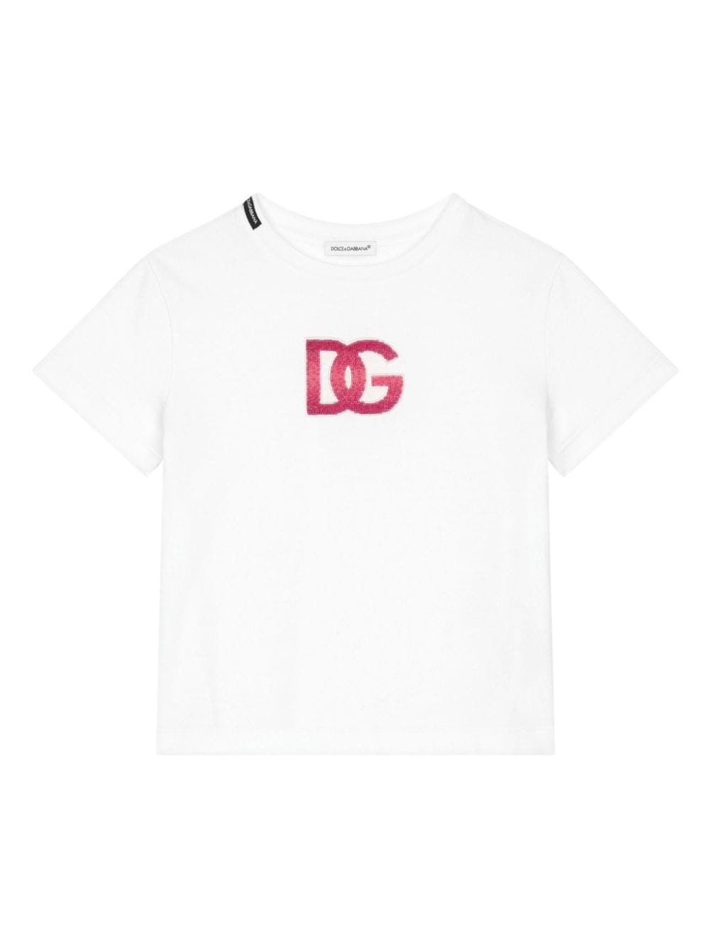 Dolce & Gabbana Kids DG logo t-shirt - White von Dolce & Gabbana Kids