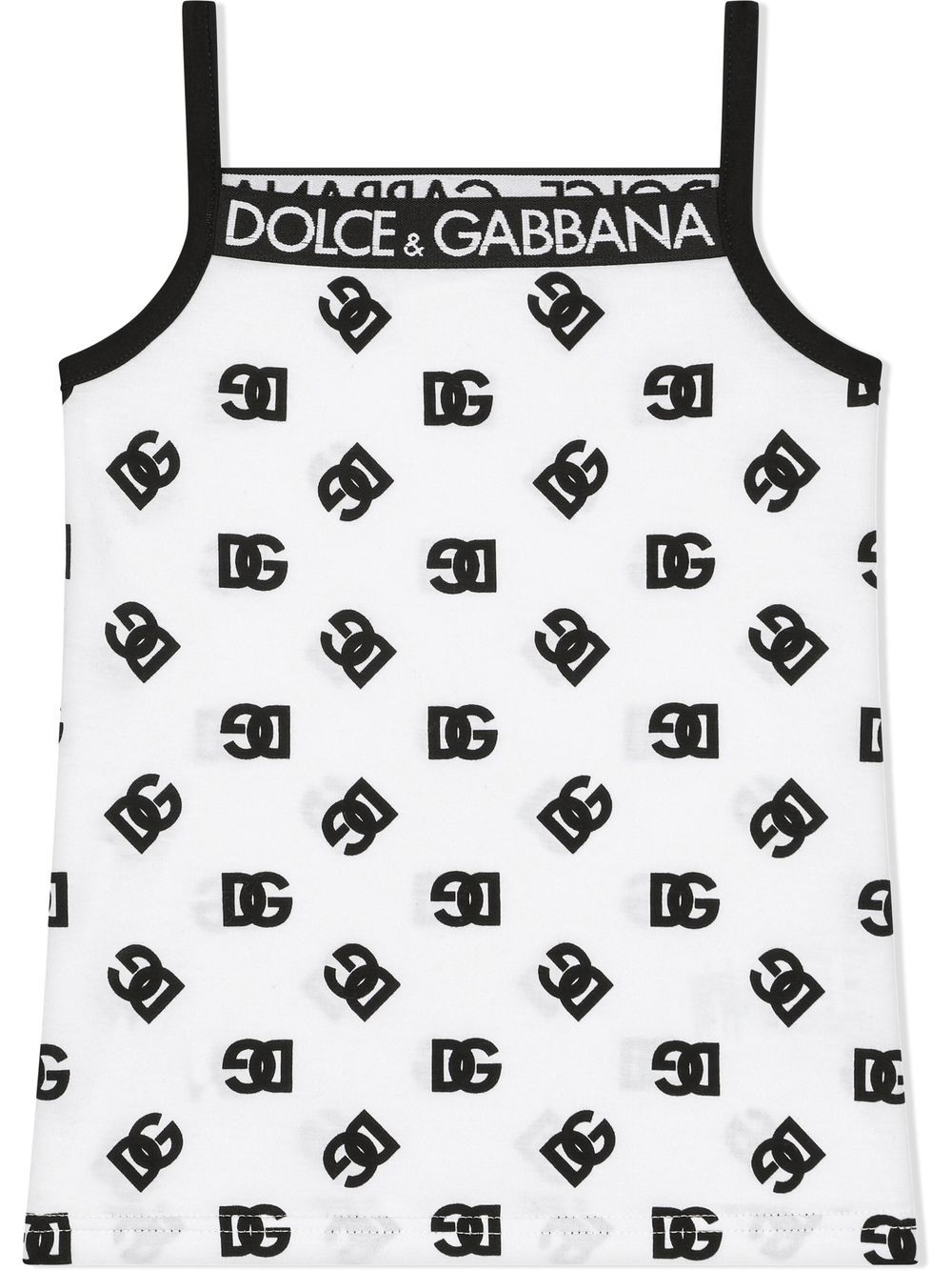 Dolce & Gabbana Kids DG-logo tank top - White von Dolce & Gabbana Kids