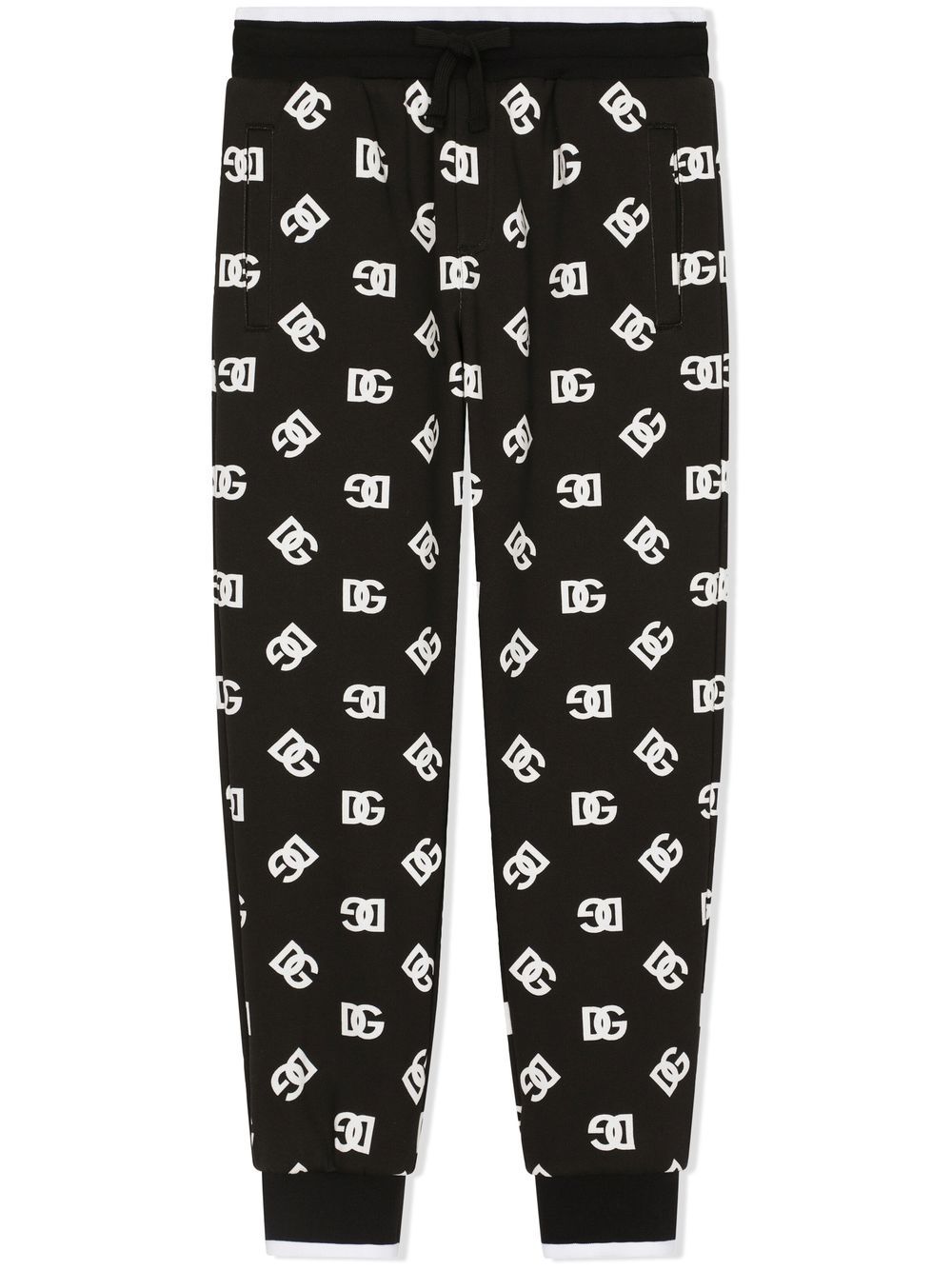 Dolce & Gabbana Kids DG-logo track pants - Black von Dolce & Gabbana Kids