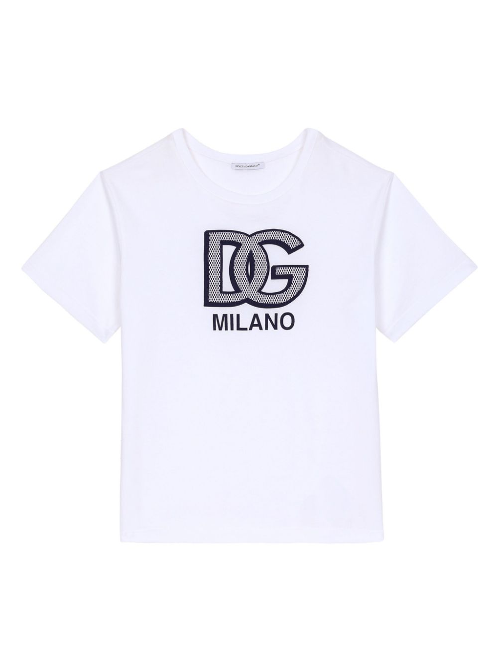 Dolce & Gabbana Kids DG-print cotton T-shirt - White von Dolce & Gabbana Kids