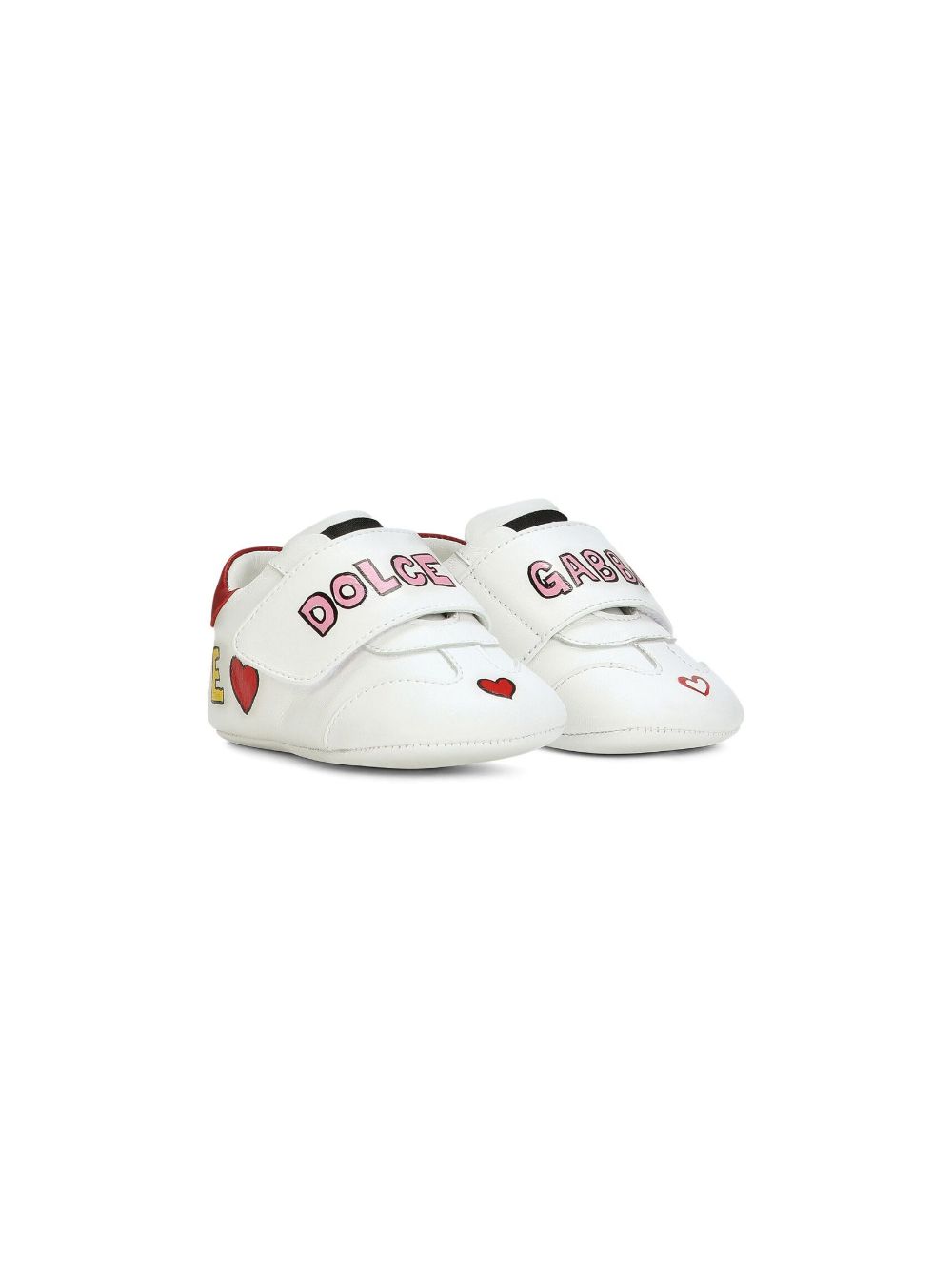 Dolce & Gabbana Kids First Love touch-strap sneakers - White von Dolce & Gabbana Kids