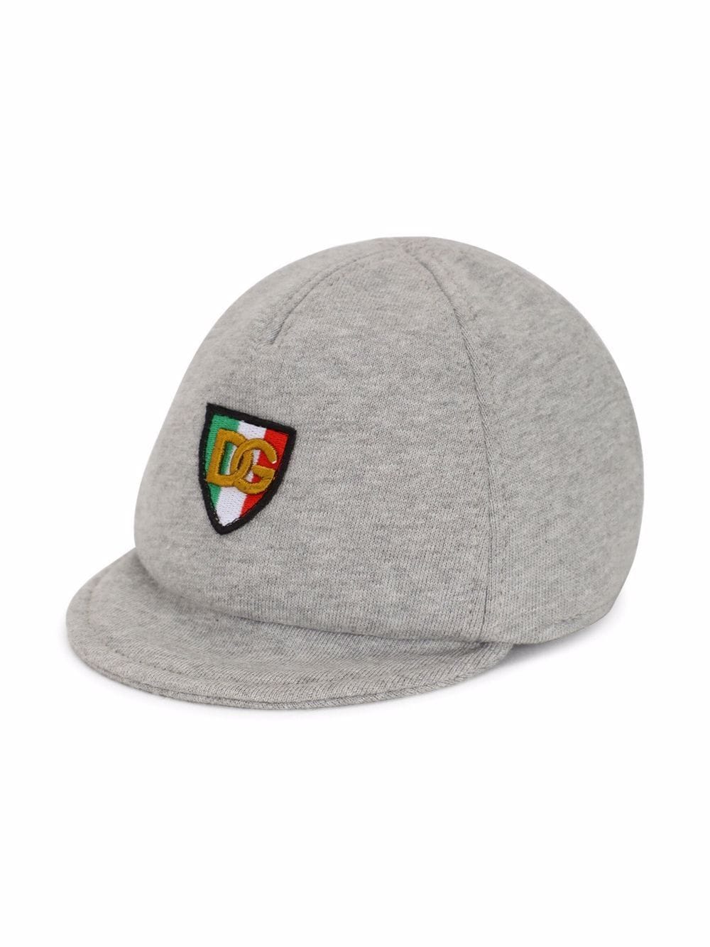 Dolce & Gabbana Kids Italia logo-patch baseball cap - Grey von Dolce & Gabbana Kids