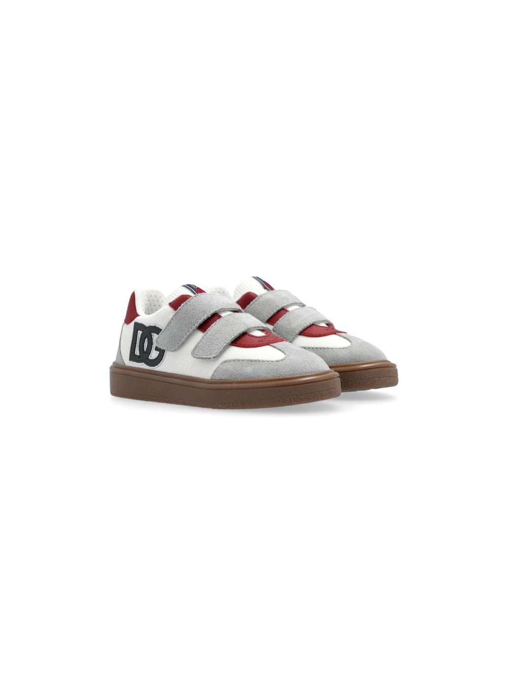 Dolce & Gabbana Kids Logo patch sneakers - White von Dolce & Gabbana Kids