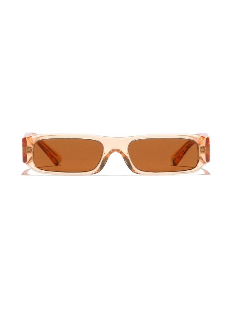 Dolce & Gabbana Kids Mini Me rectangle-frame sunglasses - Orange von Dolce & Gabbana Kids