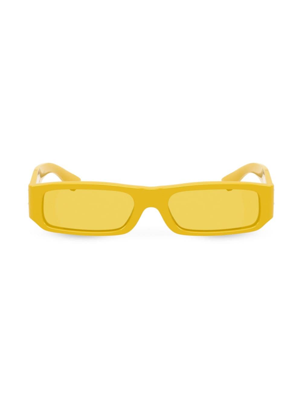 Dolce & Gabbana Kids Mini Me rectangle-frame sunglasses - Yellow von Dolce & Gabbana Kids