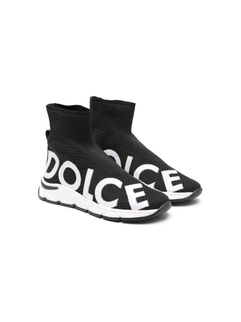 Dolce & Gabbana Kids Sorrento 2.0 high-top sneakers - Black von Dolce & Gabbana Kids