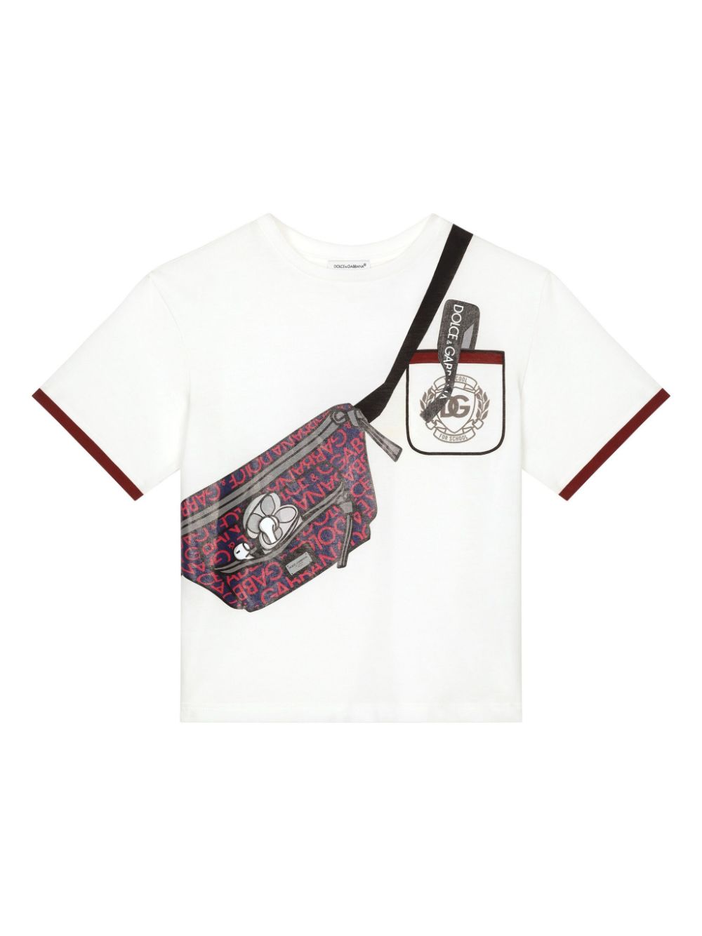 Dolce & Gabbana Kids bag-print T-shirt - White von Dolce & Gabbana Kids