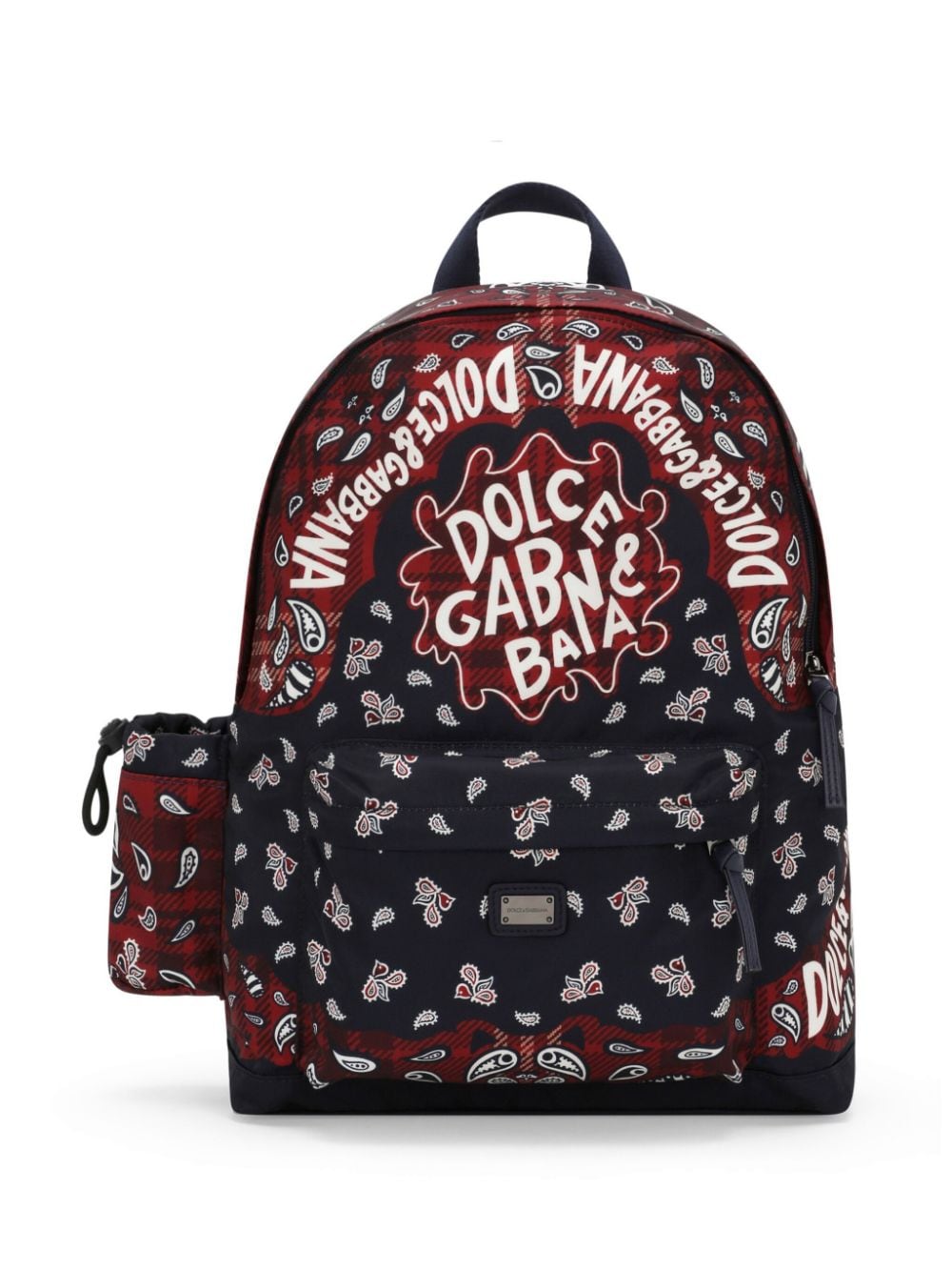 Dolce & Gabbana Kids bandana-print backpack - Black von Dolce & Gabbana Kids