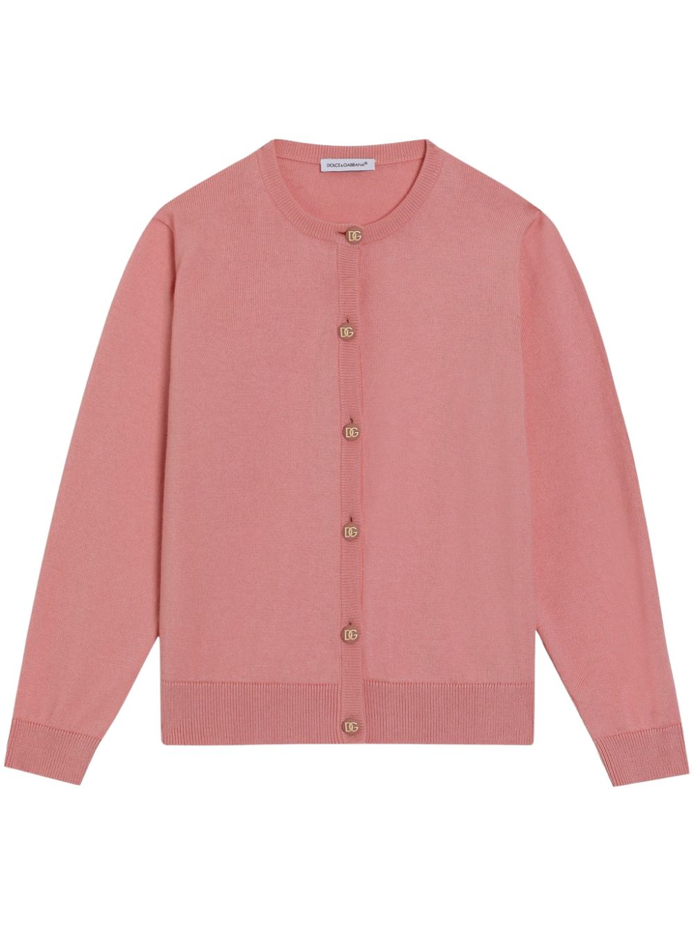 Dolce & Gabbana Kids crew-neck cardigan - Pink von Dolce & Gabbana Kids