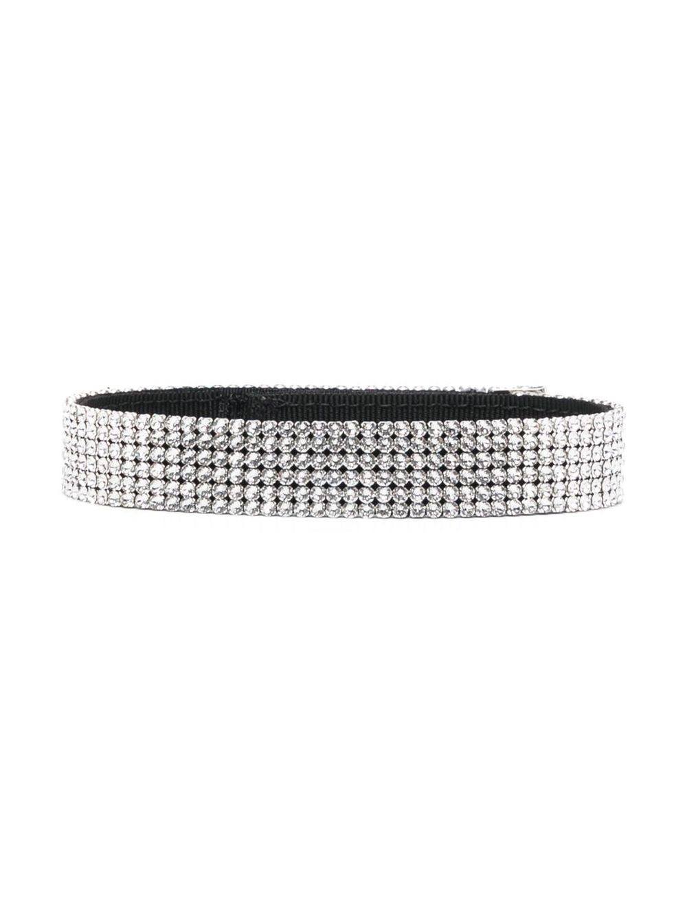 Dolce & Gabbana Kids crystal-embellishment adjustable-fit belt - Silver von Dolce & Gabbana Kids