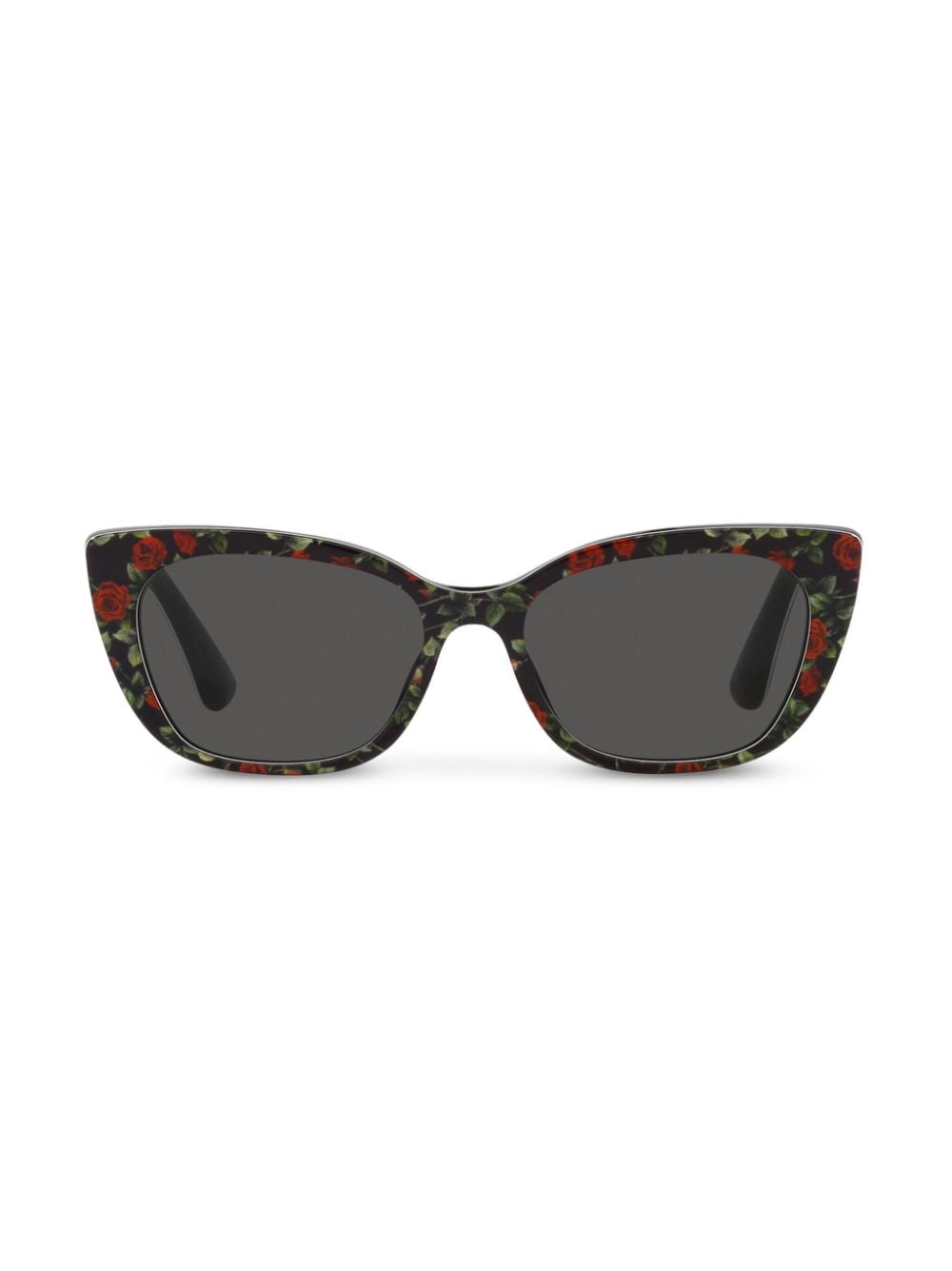 Dolce & Gabbana Kids floral-print cat-eye frame sunglasses - Black von Dolce & Gabbana Kids