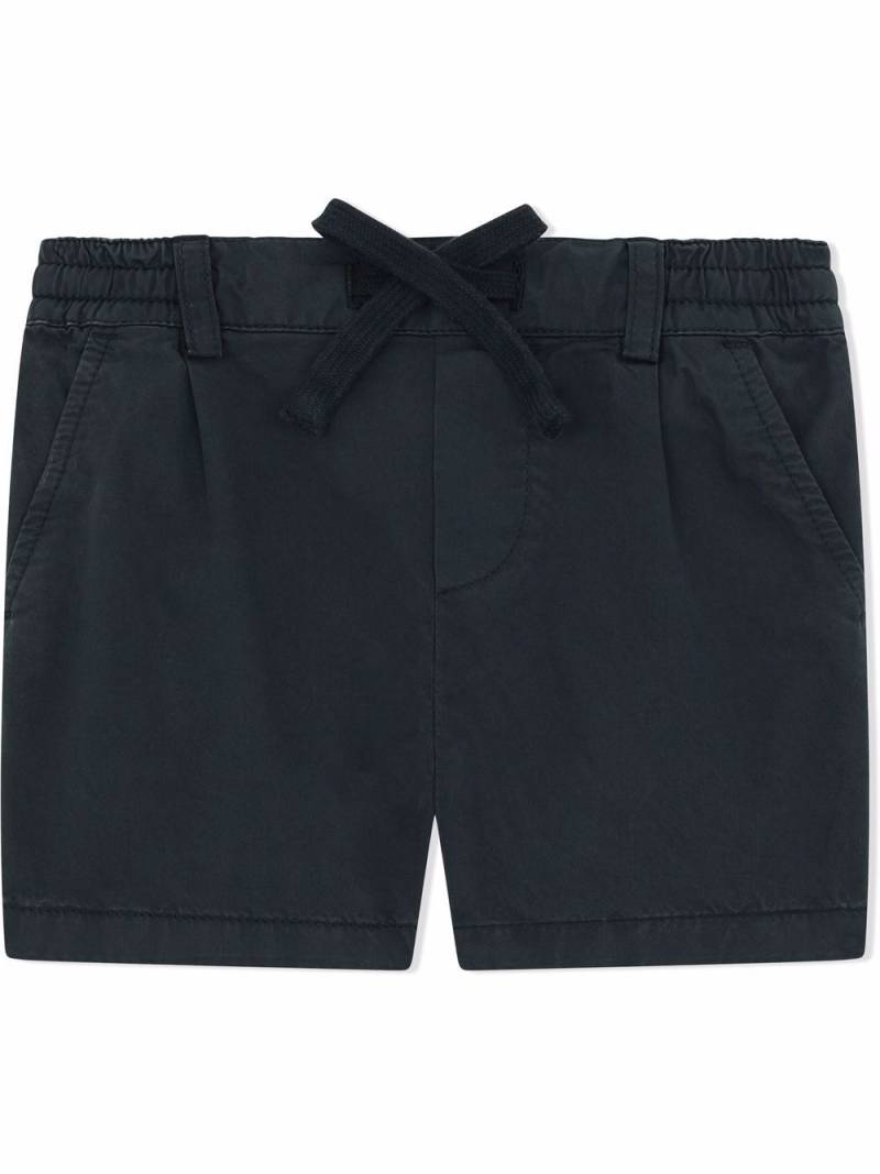 Dolce & Gabbana Kids garment-dyed drawstring shorts - Blue von Dolce & Gabbana Kids