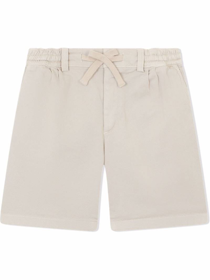 Dolce & Gabbana Kids garment-dyed drawstring shorts - Neutrals von Dolce & Gabbana Kids