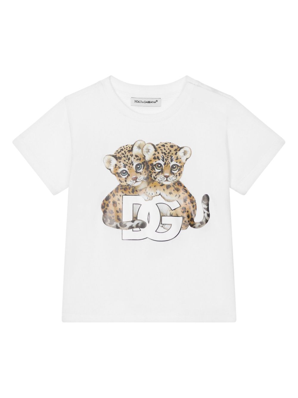 Dolce & Gabbana Kids graphic-print cotton T-shirt - White von Dolce & Gabbana Kids