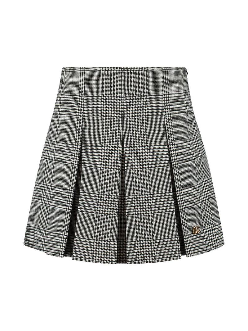 Dolce & Gabbana Kids houndstooth mini skirt - Black von Dolce & Gabbana Kids