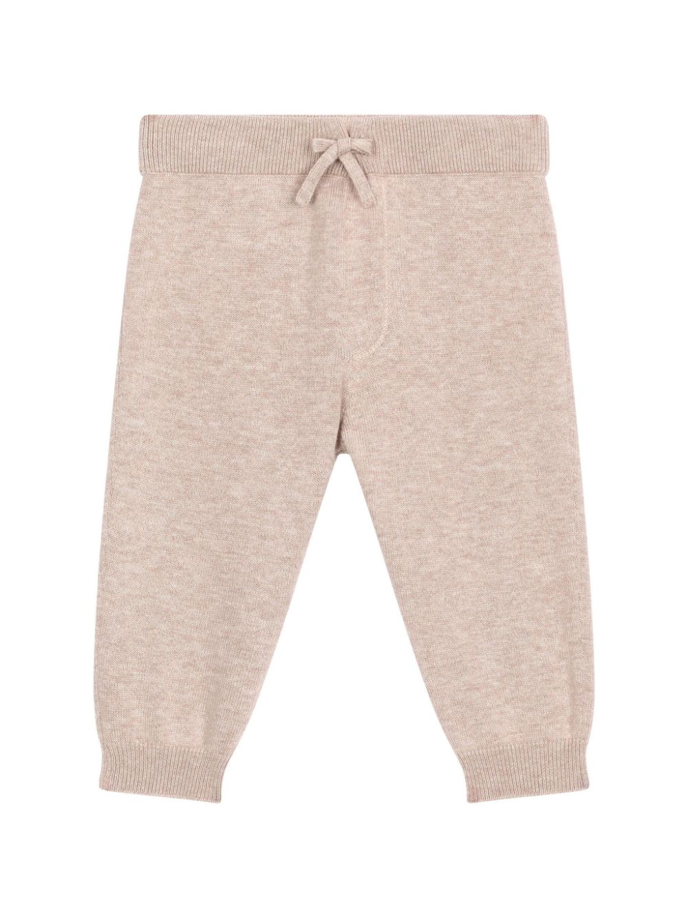 Dolce & Gabbana Kids intarsia knitted-logo drawstring-waist track pants - Neutrals von Dolce & Gabbana Kids