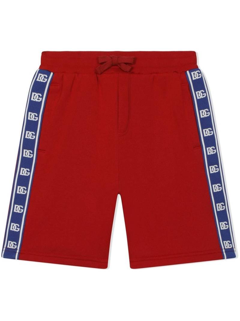 Dolce & Gabbana Kids jersey bermuda shorts - Red von Dolce & Gabbana Kids