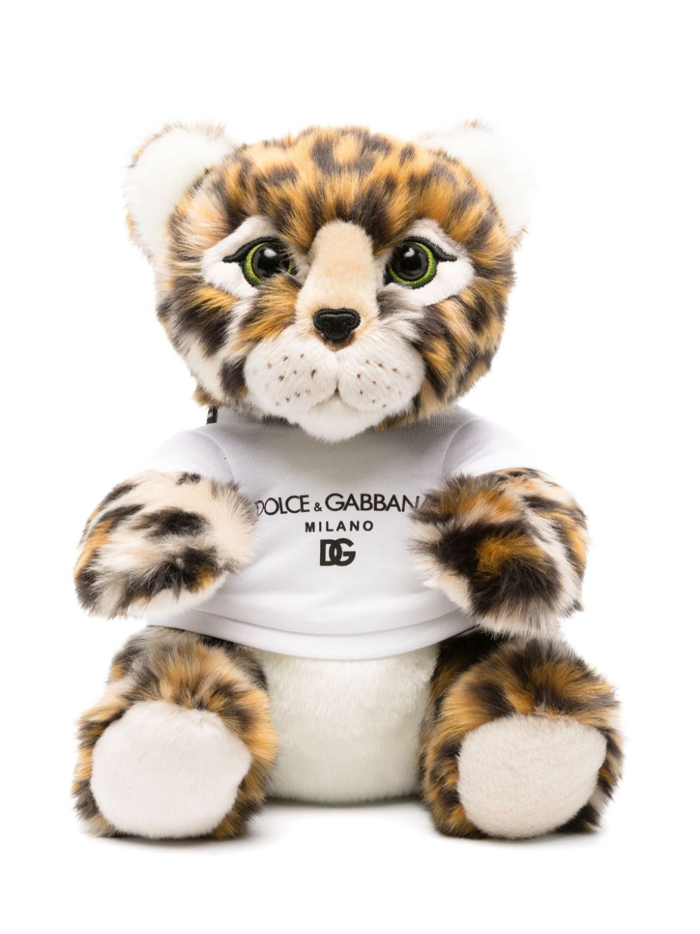 Dolce & Gabbana Kids leopard stuffed toy - Brown von Dolce & Gabbana Kids