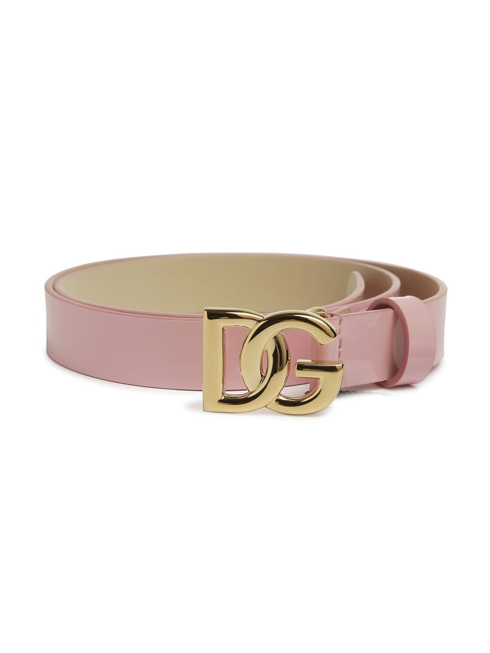 Dolce & Gabbana Kids DG logo leather belt - Pink von Dolce & Gabbana Kids