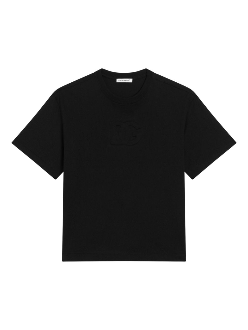 Dolce & Gabbana Kids logo-detail T-shirt - Black von Dolce & Gabbana Kids