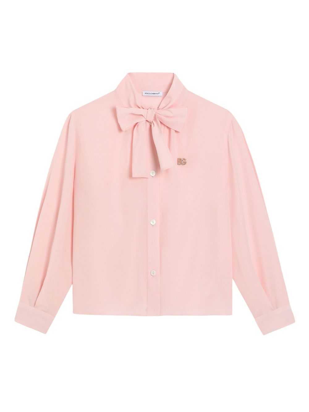 Dolce & Gabbana Kids logo-detail shirt - Pink von Dolce & Gabbana Kids