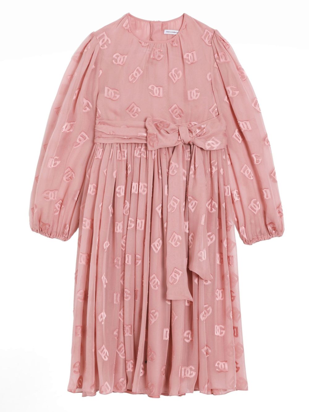 Dolce & Gabbana Kids logo-embellished dress - Pink von Dolce & Gabbana Kids