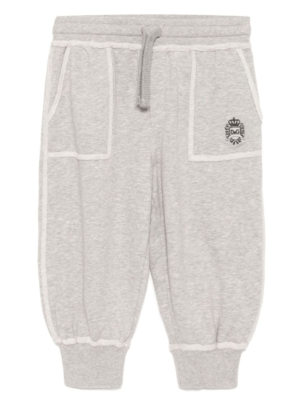 Dolce & Gabbana Kids logo-embroidered track pants - Grey von Dolce & Gabbana Kids