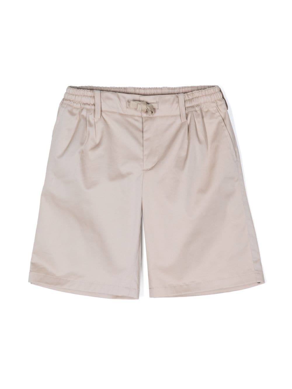 Dolce & Gabbana Kids logo-plaque chino shorts - Brown von Dolce & Gabbana Kids