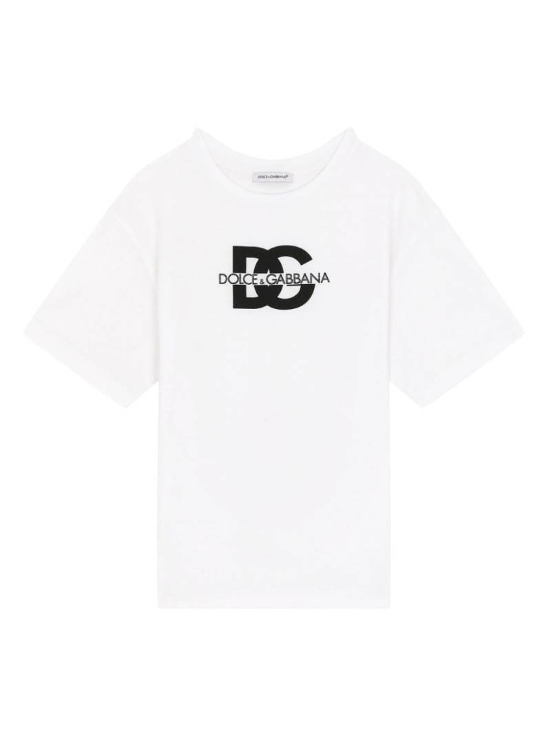 Dolce & Gabbana Kids logo-print T-shirt - White von Dolce & Gabbana Kids