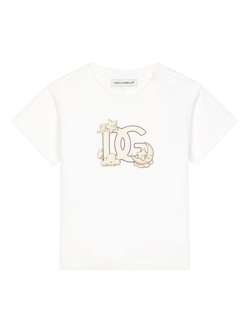 Dolce & Gabbana Kids logo-print T-shirt - White von Dolce & Gabbana Kids