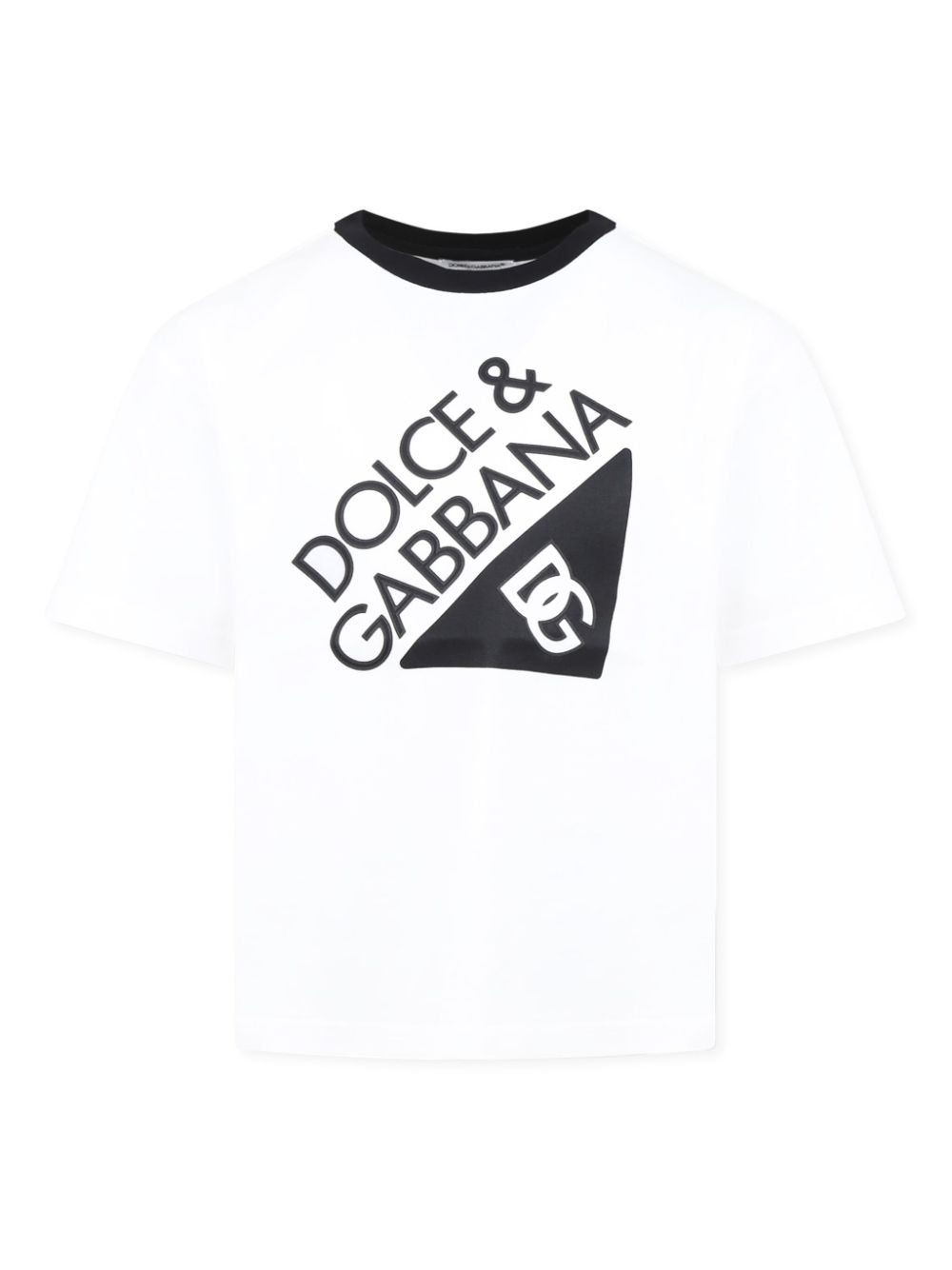 Dolce & Gabbana Kids logo-print T-shirt - White von Dolce & Gabbana Kids