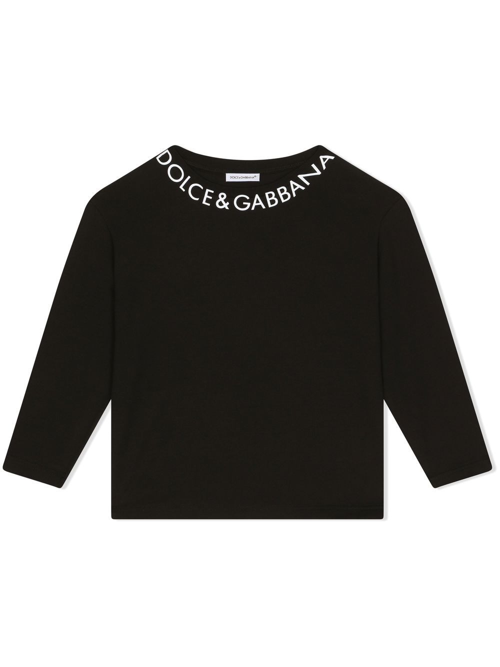 Dolce & Gabbana Kids logo-print cotton T-shirt - Black von Dolce & Gabbana Kids