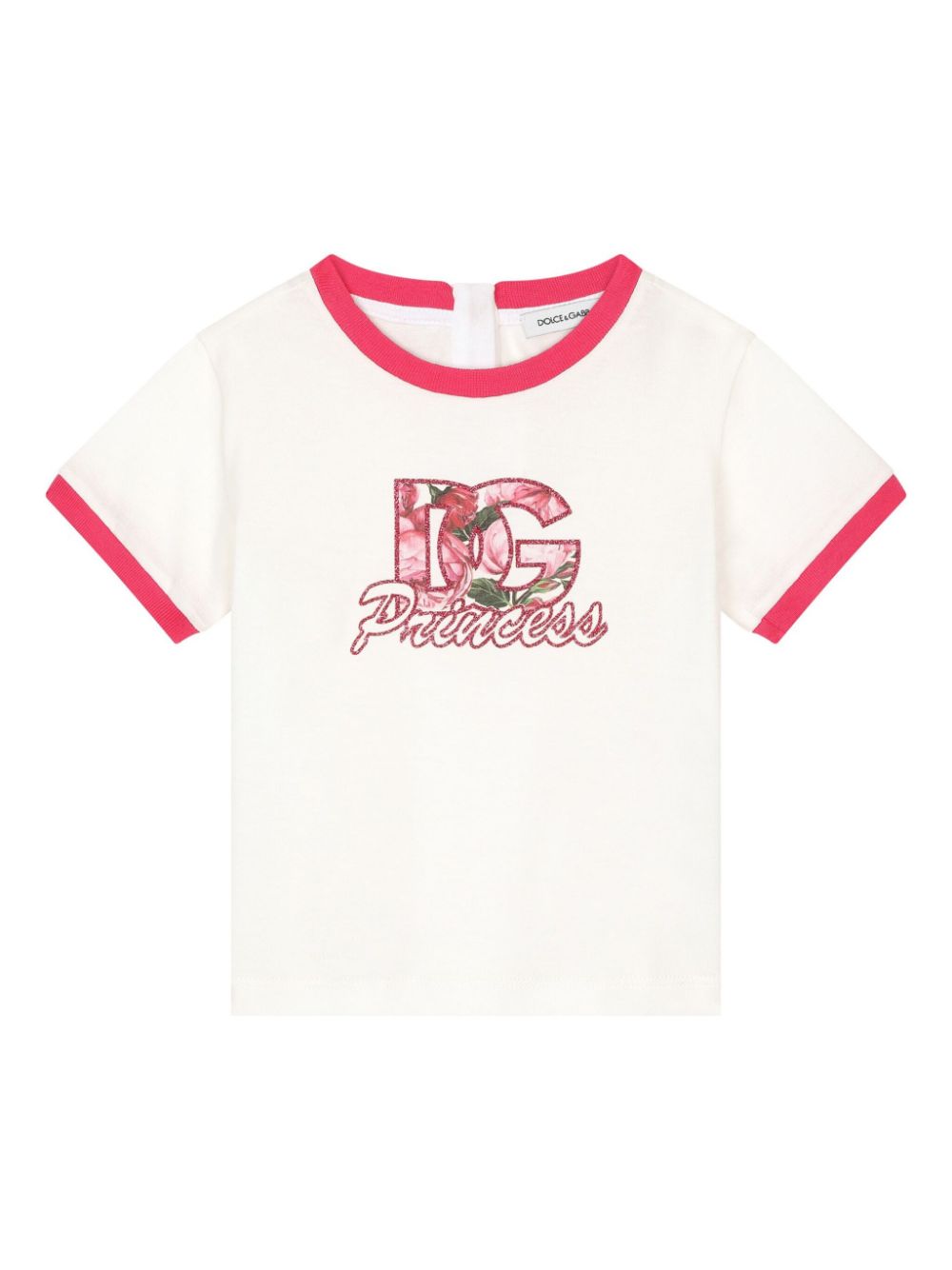 Dolce & Gabbana Kids logo-print cotton T-shirt - White von Dolce & Gabbana Kids