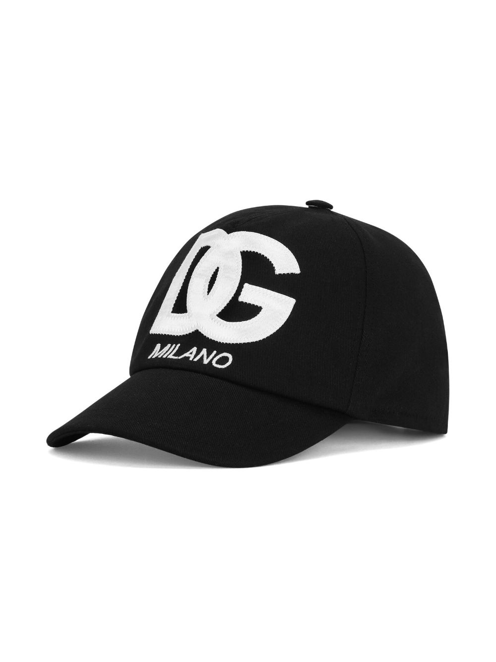 Dolce & Gabbana Kids logo-print cotton baseball cap - Black von Dolce & Gabbana Kids