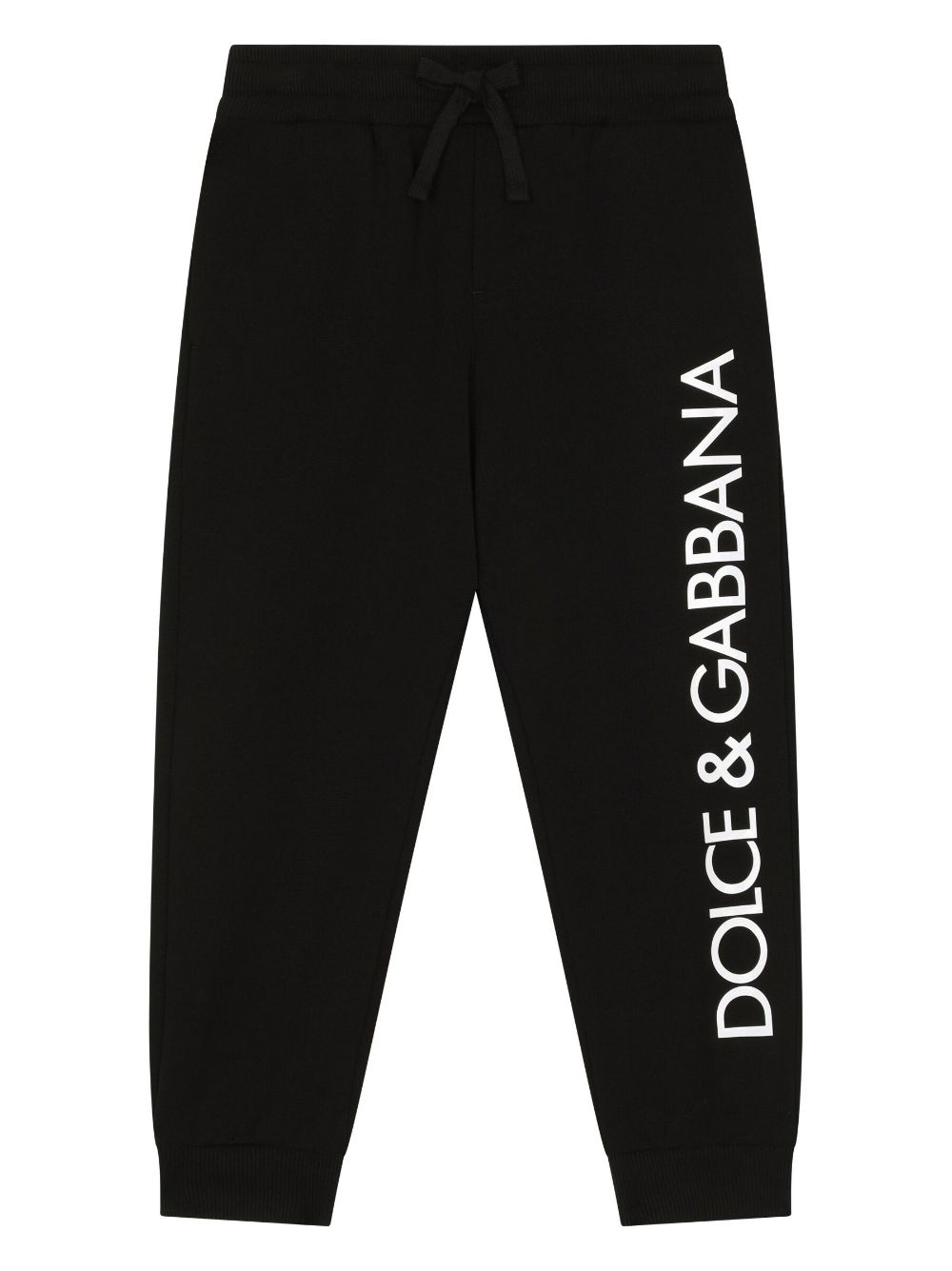 Dolce & Gabbana Kids logo-print drawstring track pants - Black von Dolce & Gabbana Kids