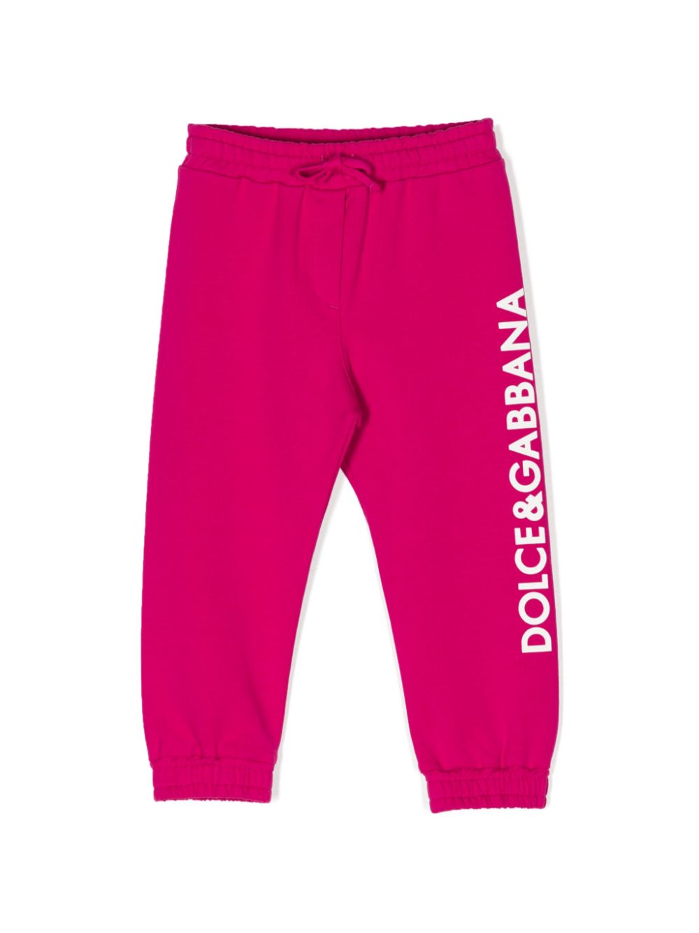 Dolce & Gabbana Kids logo-print drawstring track pants - Purple von Dolce & Gabbana Kids