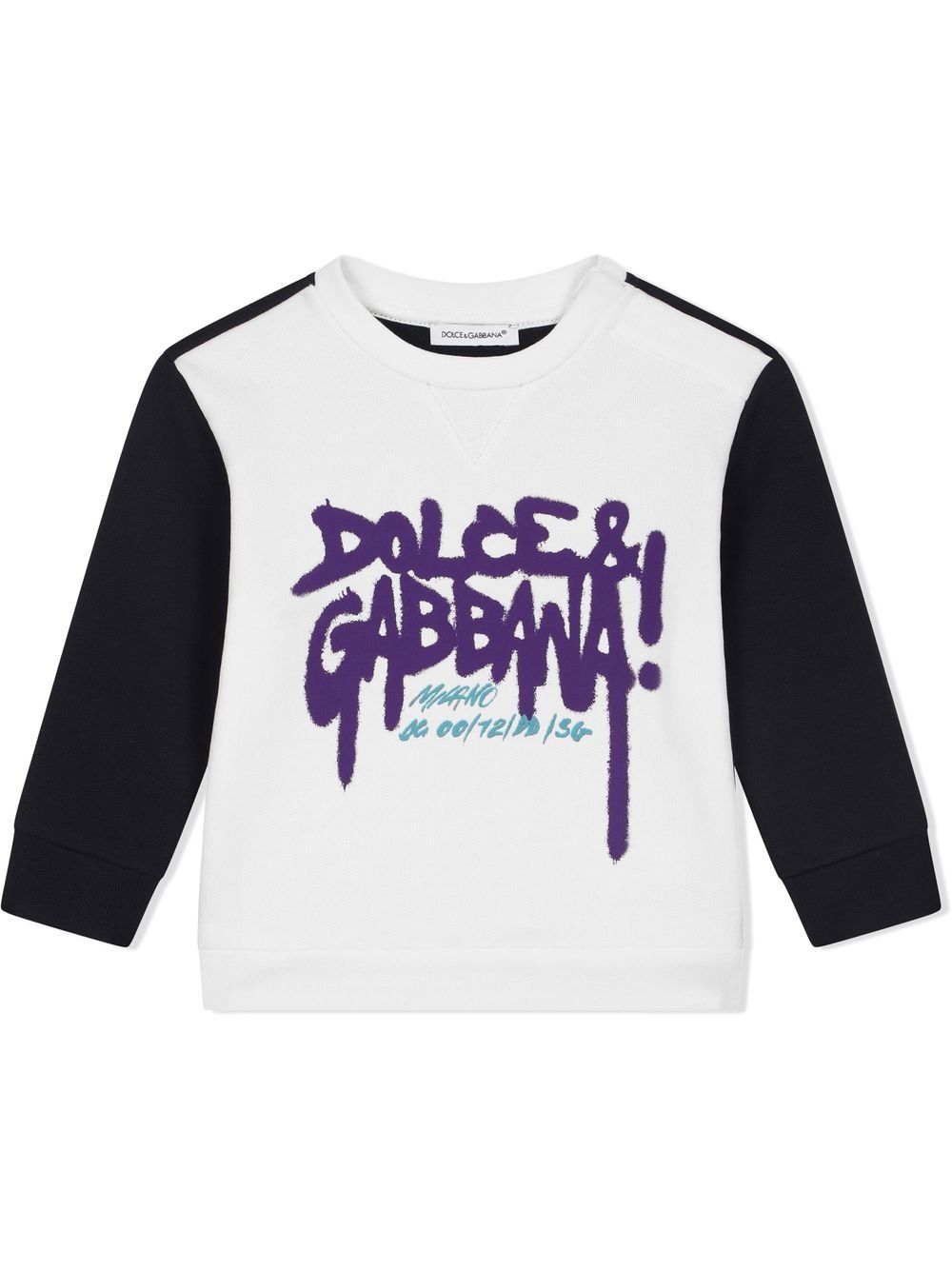 Dolce & Gabbana Kids logo-print long-sleeved T-shirt - White von Dolce & Gabbana Kids