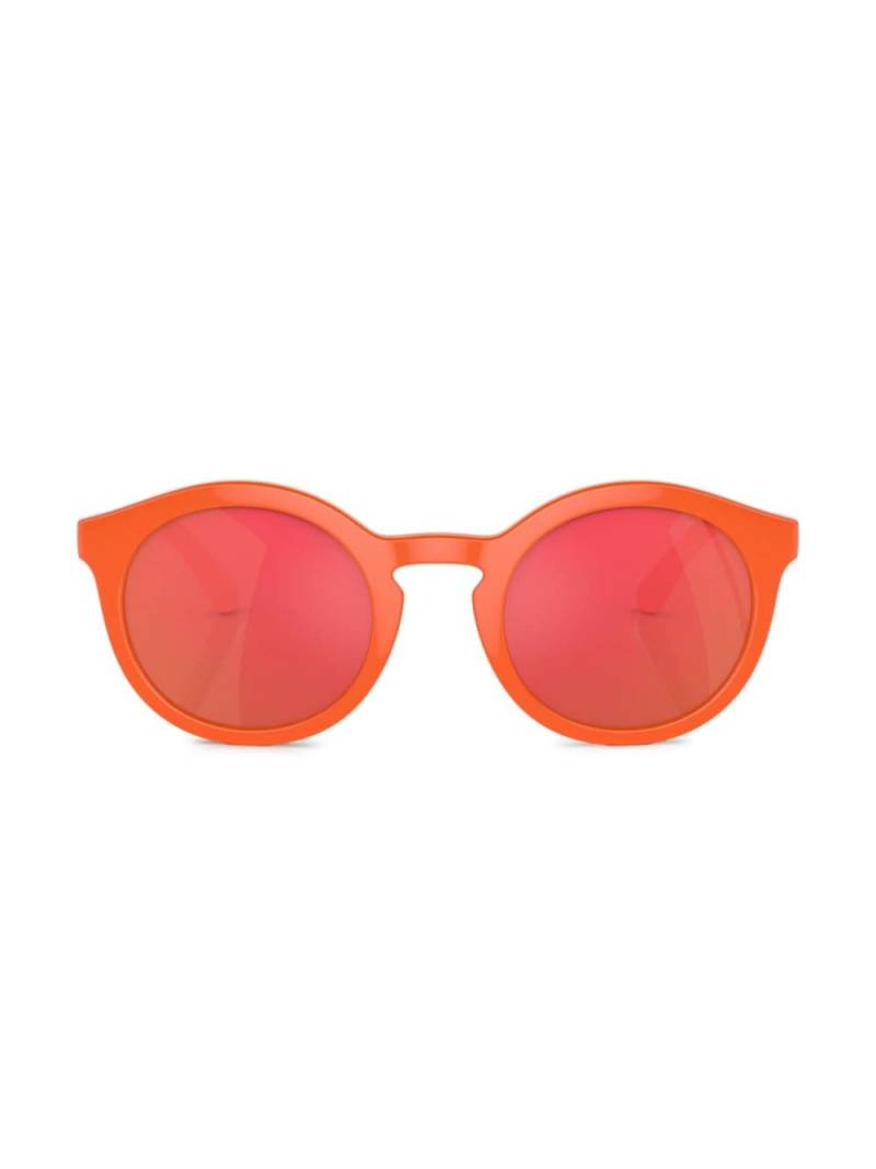 Dolce & Gabbana Kids logo-print round-frame sunglasses - Orange von Dolce & Gabbana Kids