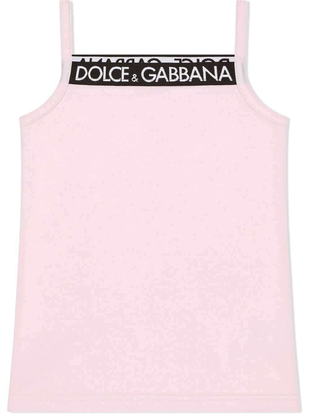 Dolce & Gabbana Kids logo-print tank top - Pink von Dolce & Gabbana Kids