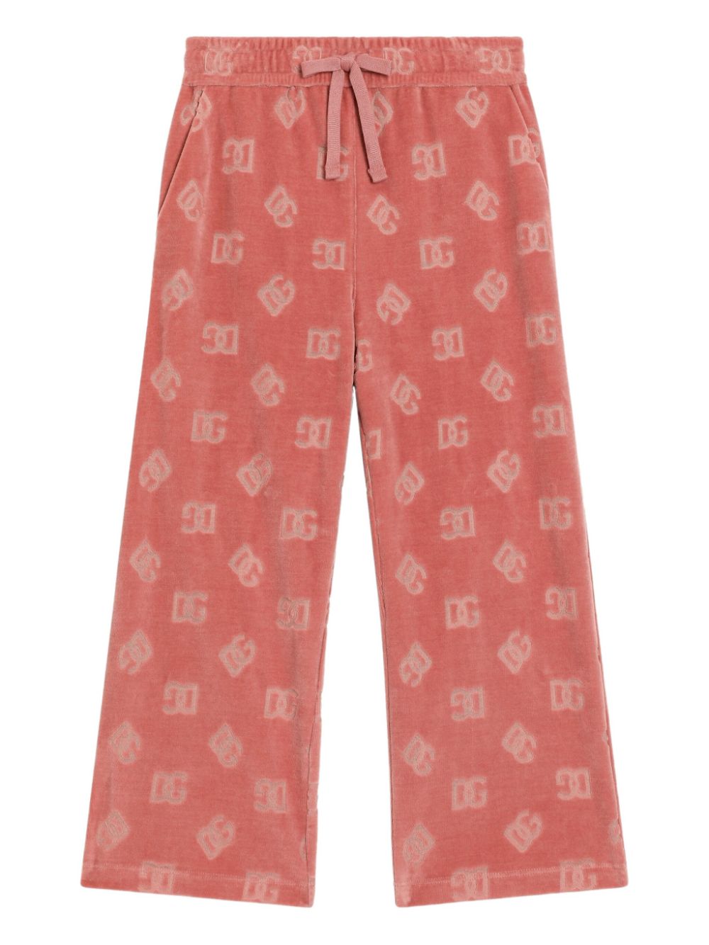 Dolce & Gabbana Kids logo-print trousers - Pink von Dolce & Gabbana Kids