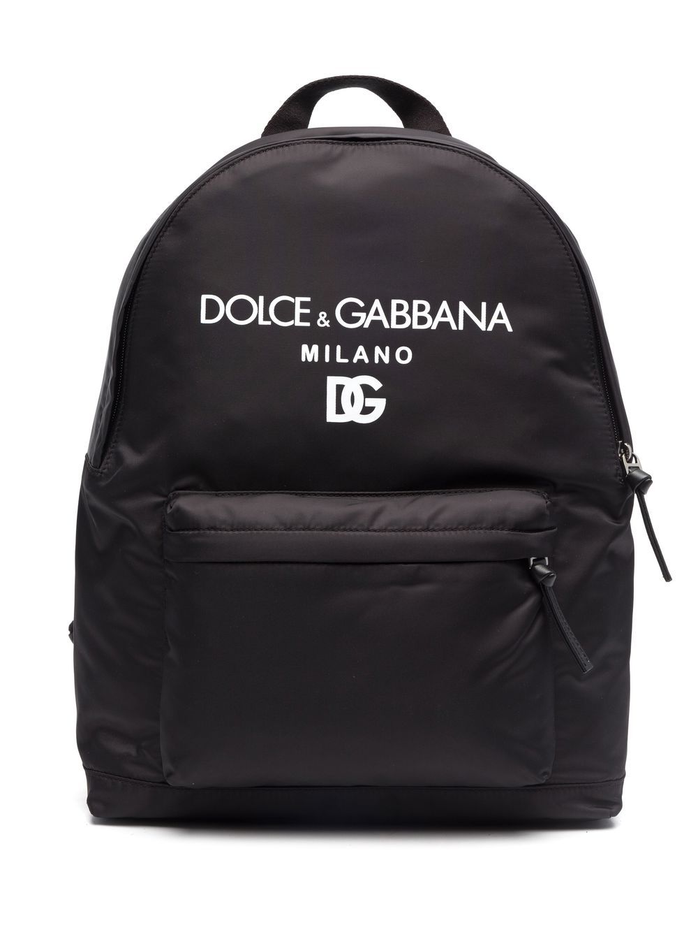 Dolce & Gabbana Kids logo-print zipped backpack - Black von Dolce & Gabbana Kids