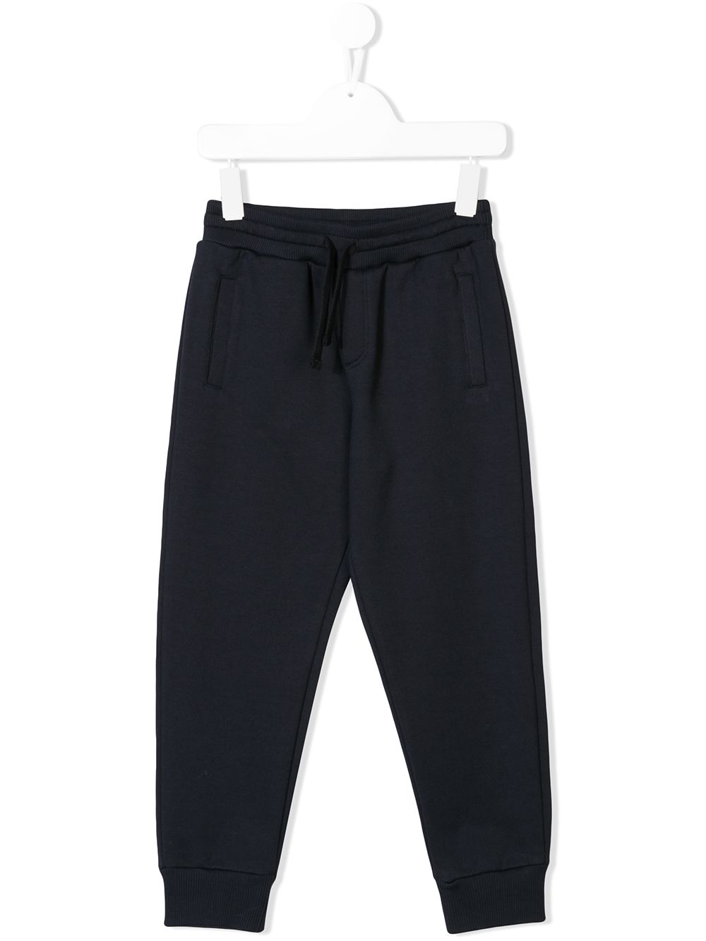 Dolce & Gabbana Kids logo-tag track pants - Blue