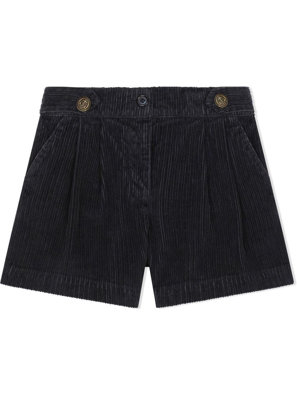 Dolce & Gabbana Kids nautical stretch-corduroy shorts - Blue von Dolce & Gabbana Kids