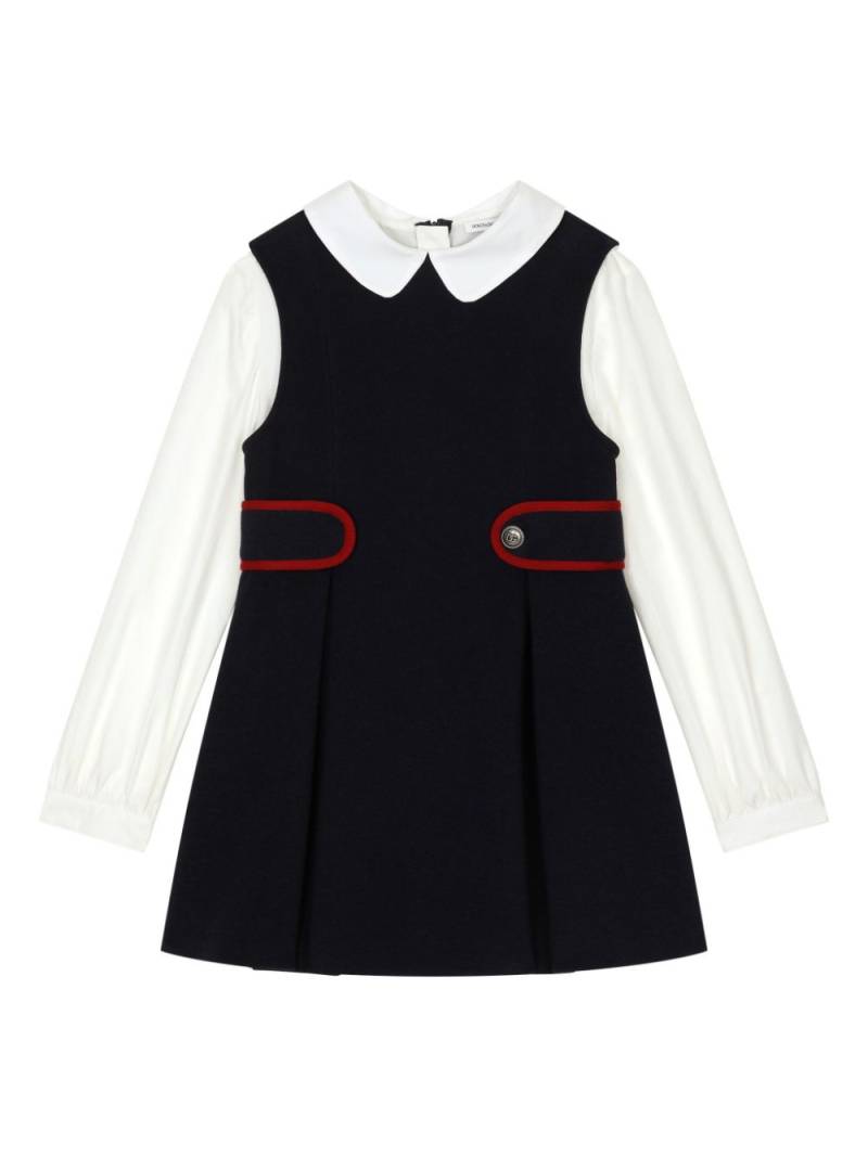 Dolce & Gabbana Kids piqué poplin dress - Blue von Dolce & Gabbana Kids