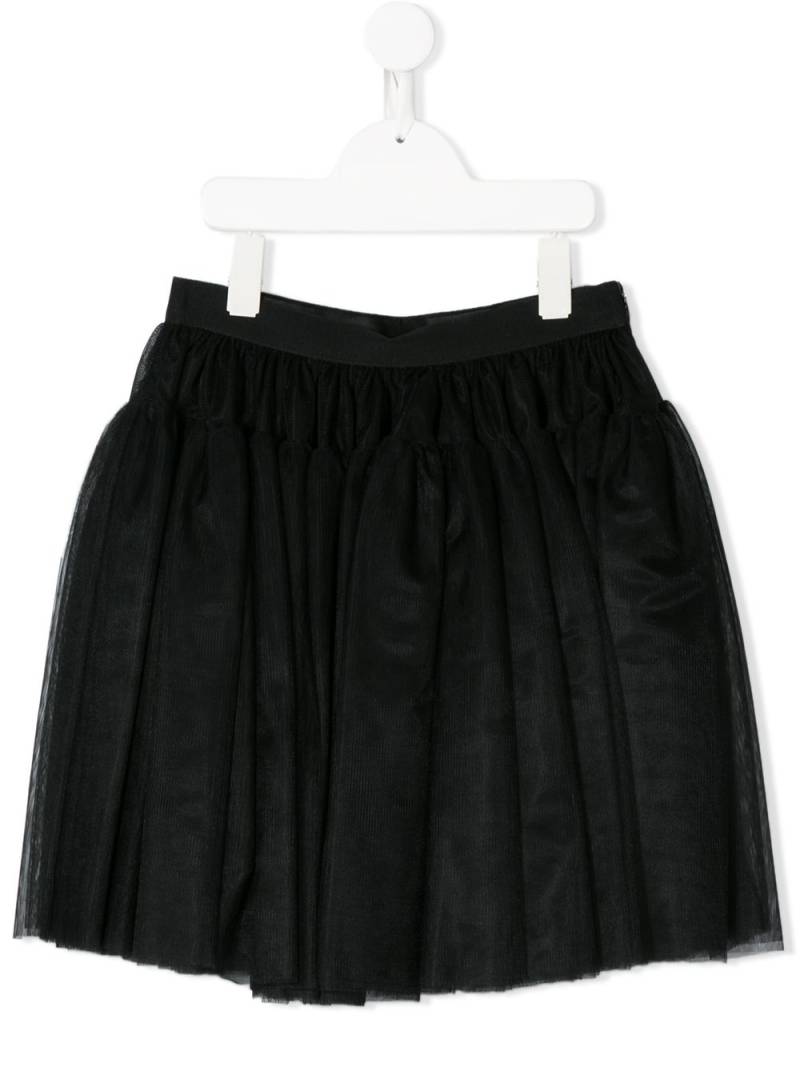 Dolce & Gabbana Kids ruched mini skirt - Black von Dolce & Gabbana Kids