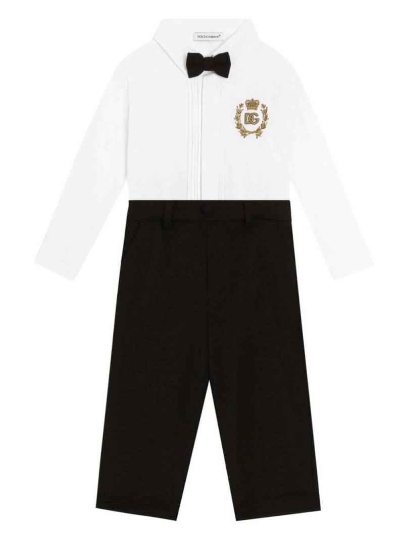 Dolce & Gabbana Kids shirt trouser set - Black von Dolce & Gabbana Kids