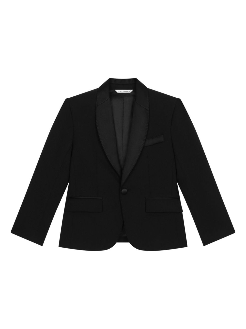 Dolce & Gabbana Kids single-breasted blazer - Black von Dolce & Gabbana Kids