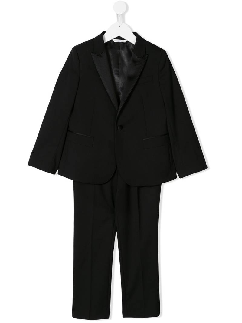 Dolce & Gabbana Kids single-breasted tuxedo suit - Black von Dolce & Gabbana Kids