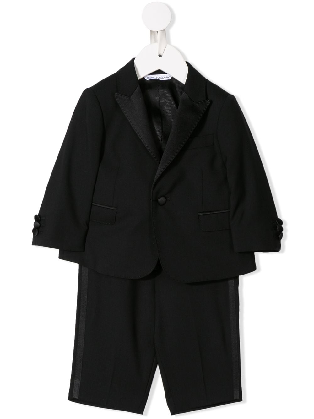 Dolce & Gabbana Kids single-breasted tuxedo suit - Black von Dolce & Gabbana Kids